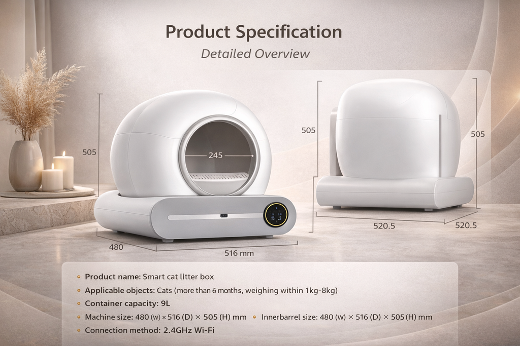 Smart Automatic Cat Litter Box