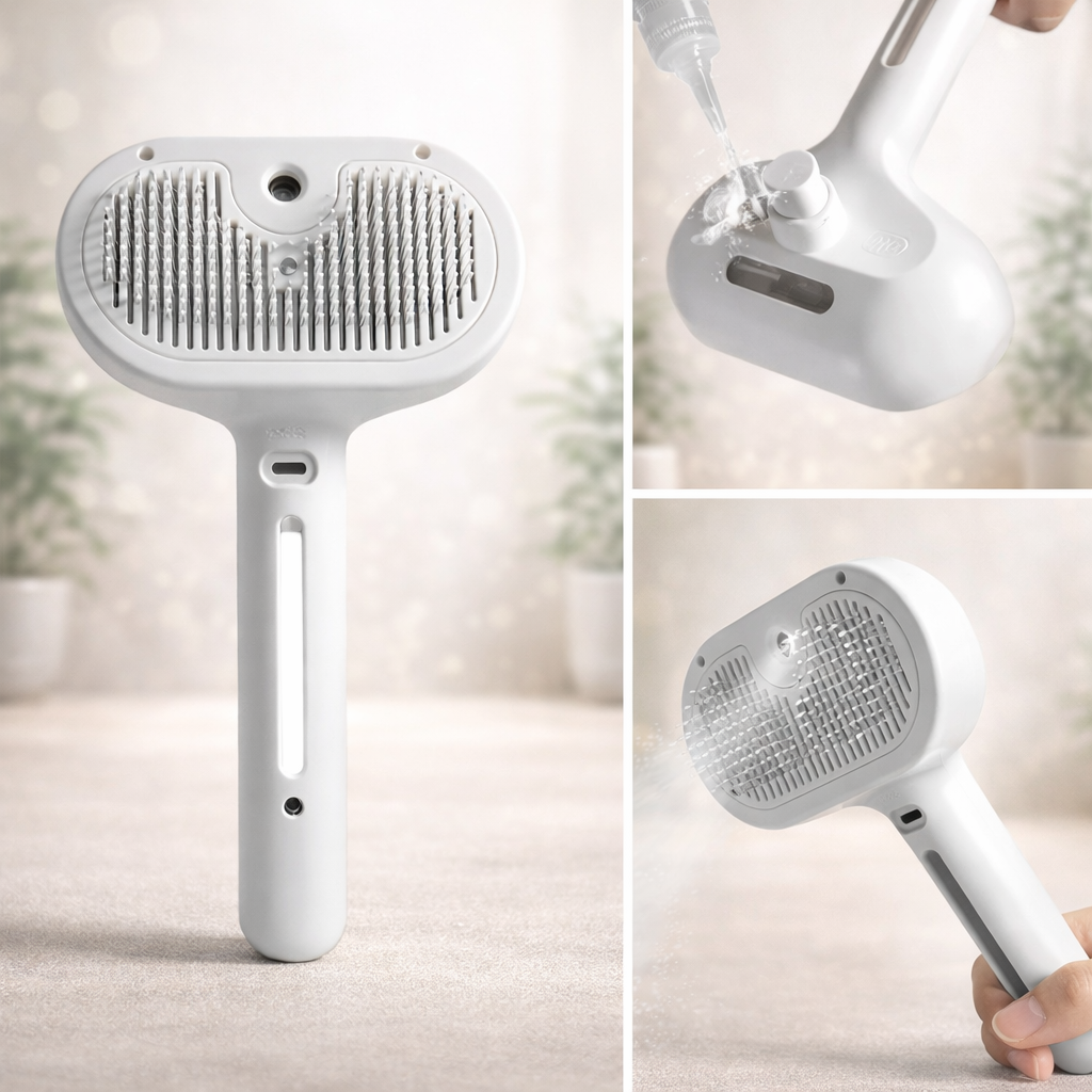 Pet Hair Spray Brush