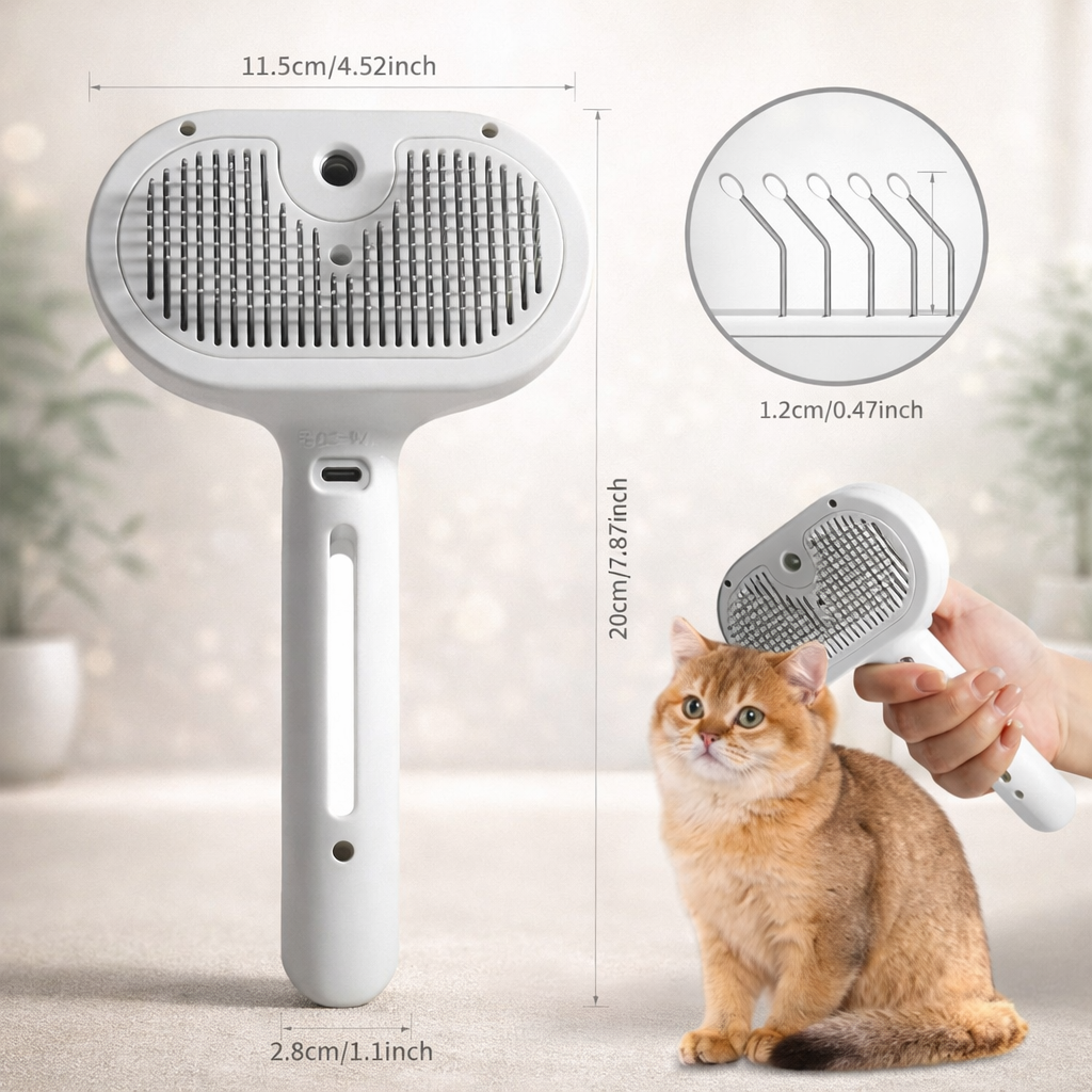 Pet Hair Spray Brush